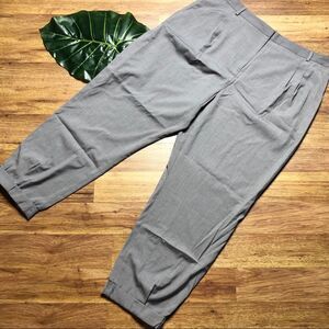Leith NWT Pleated Tapered Dress Pants Gray XXL